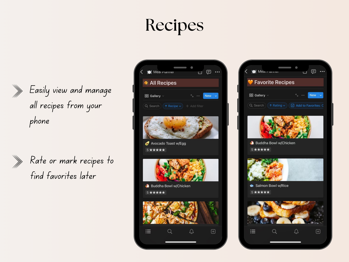 Meal Planning Notion Template for Easy Organization | Jeremy Notion