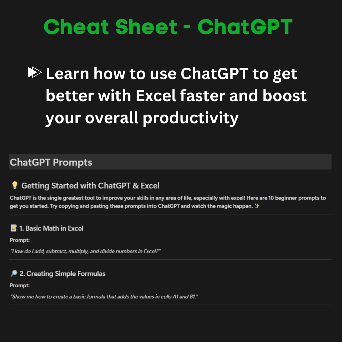Excel Mastery Dashboard to Unlock Excel Skills Fast | Jeremy Notion