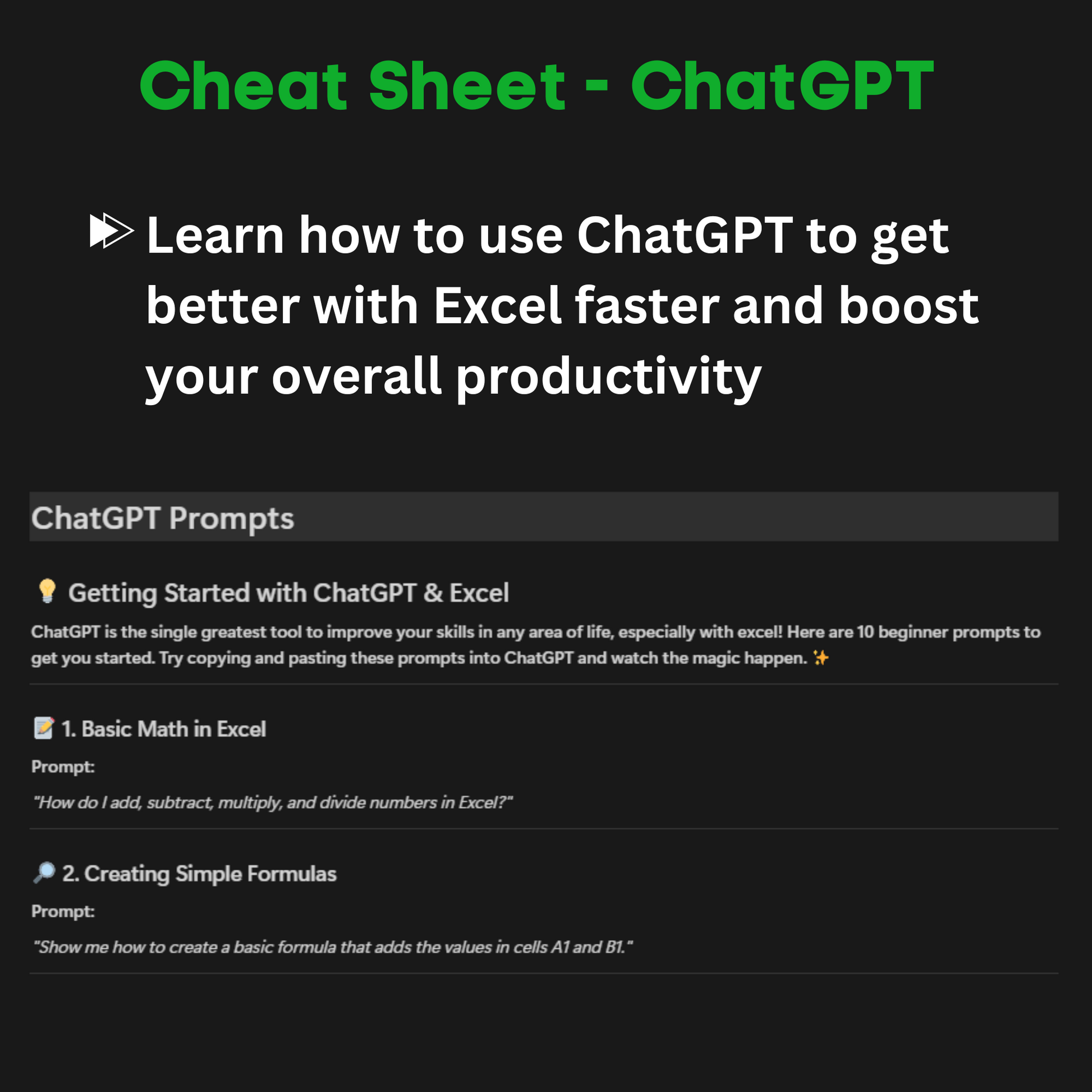 Excel Mastery Dashboard to Unlock Excel Skills Fast | Jeremy Notion