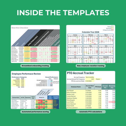 HR Management System (Excel)