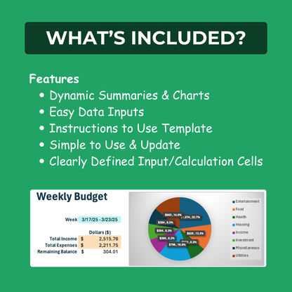 Weekly Budget Planner