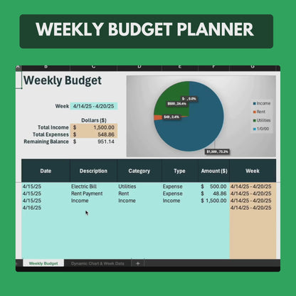 Weekly Budget Planner
